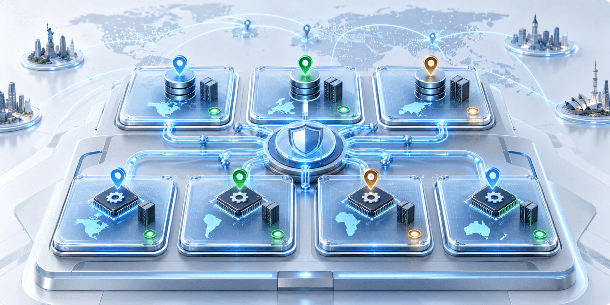 Seven Data Location Dimensions Architecture Illustration