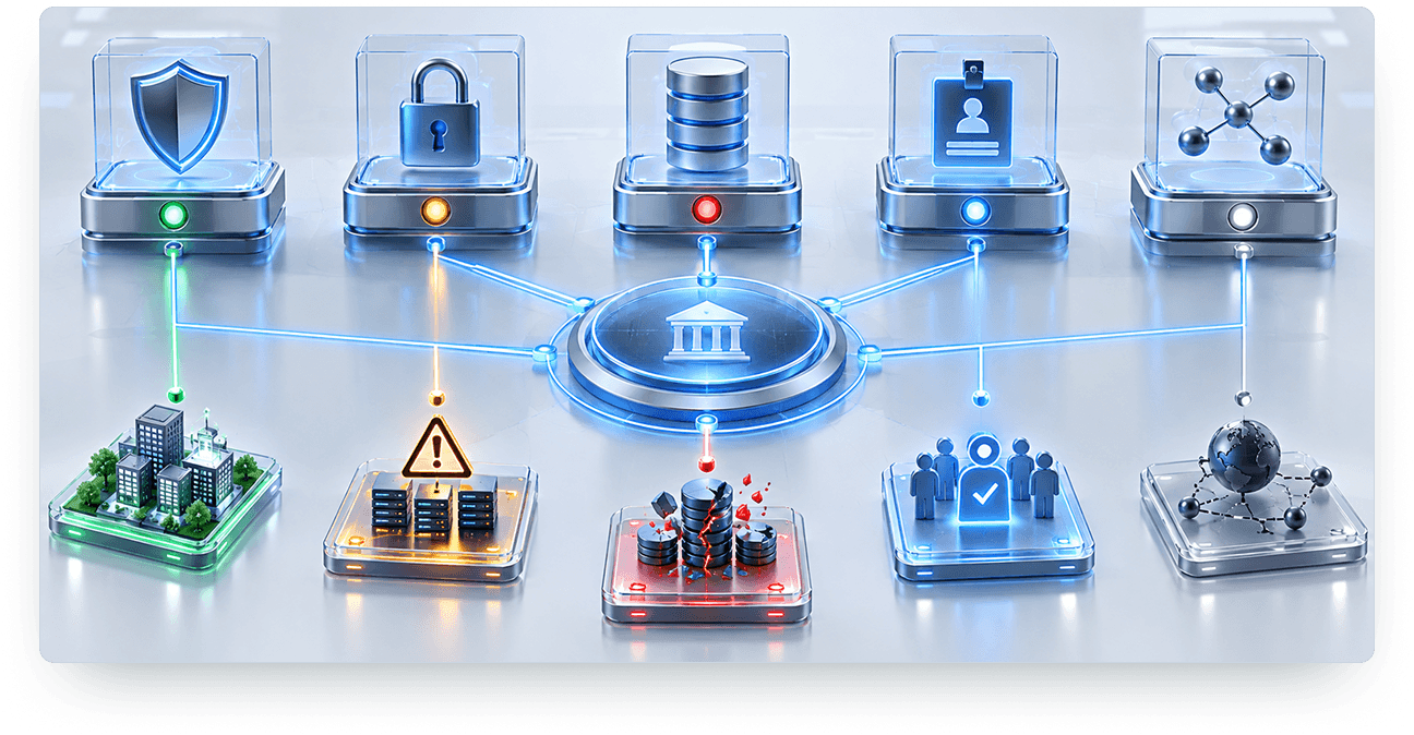 Cross-Border Dependencies and Key Custody Illustration