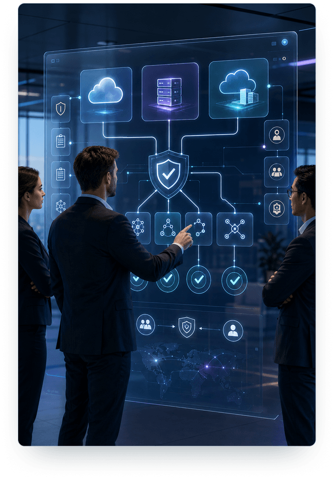 Deployment pattern and verified controls illustration