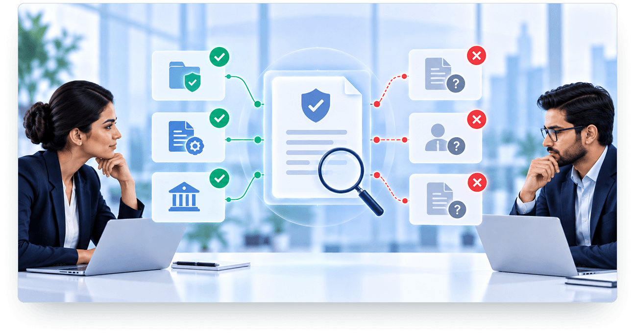 Policy version, authority limit, segregation, and exception validation network