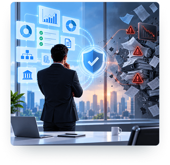 Govern financial operations and risk management illustration