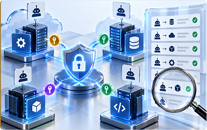 Machine identity and service-to-service trust illustration