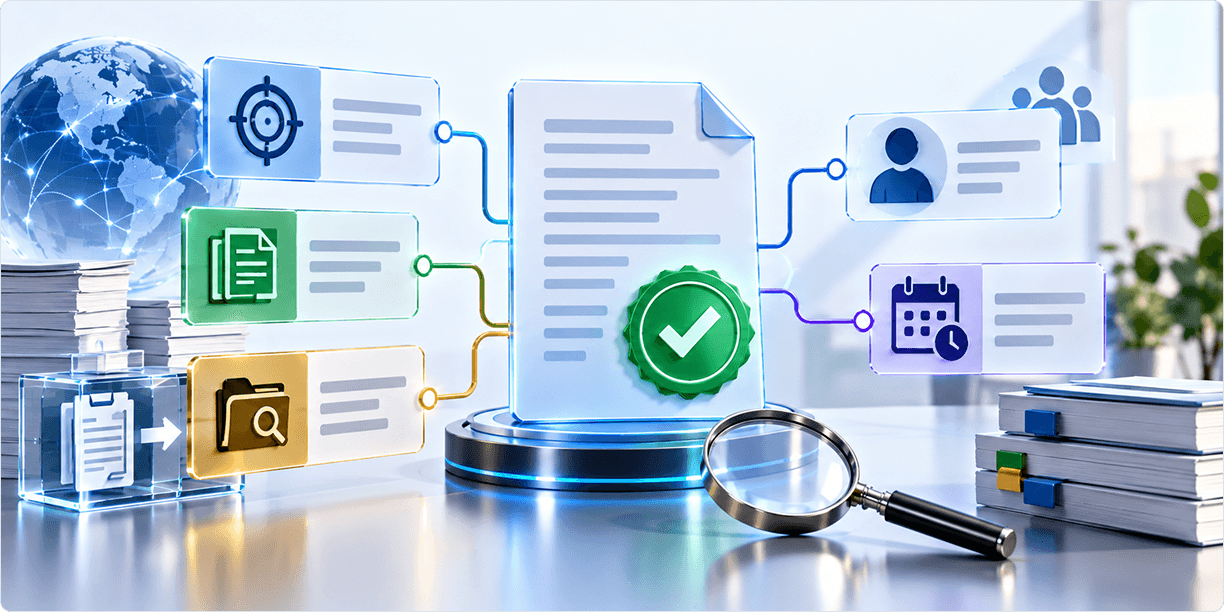 Security evidence and assurance mapping illustration