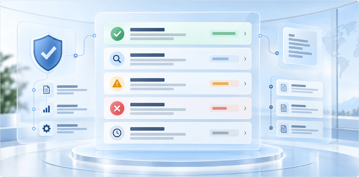 Claim Status Legend and Trust Methodology UI
