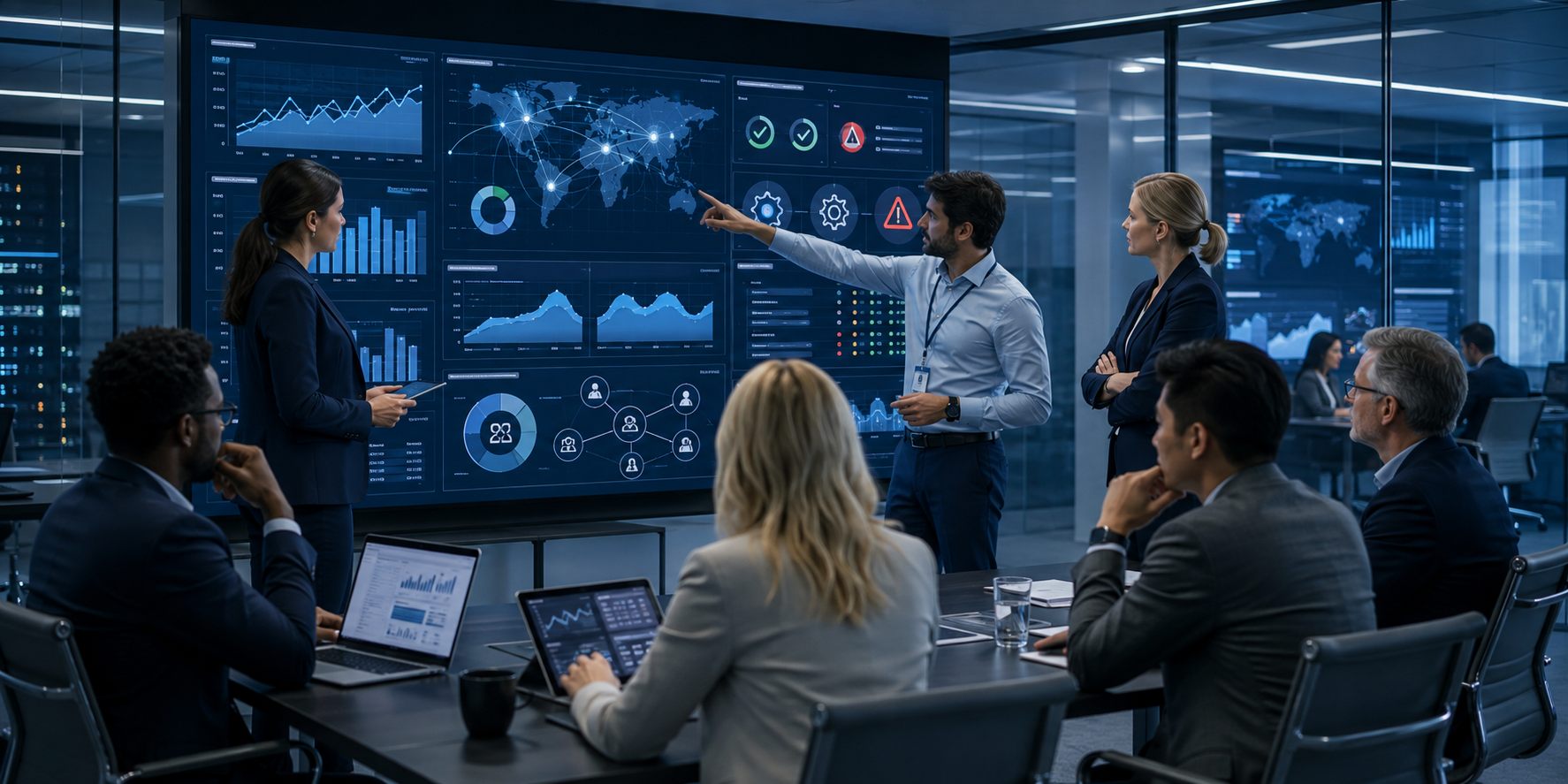 Intelligence and Control Analytics interface view