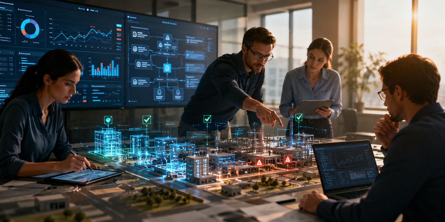 Prove the operating model dashboard representation